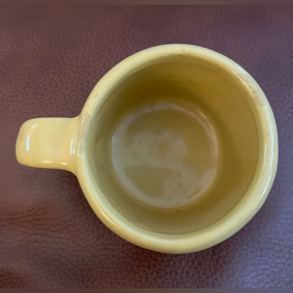 RARE Vintage Wellfleet Pottery Yellow Mug / Coffee Cup Handmade Cape Cod - Picture 7 of 11